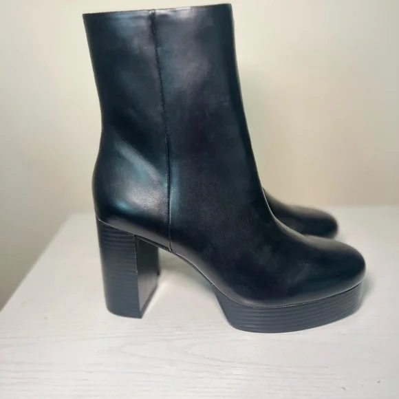 H&M black Platform Ankle Boots - Picture 4 of 9